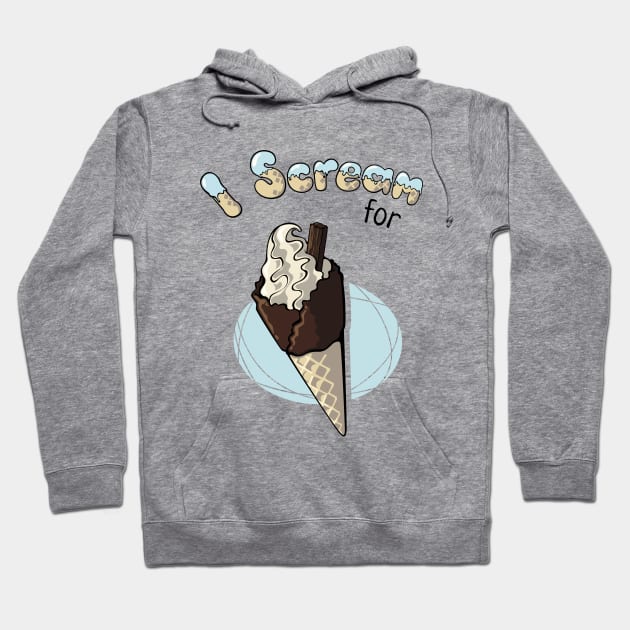 I Scream for... Soft Serve Hoodie by Abbilaura